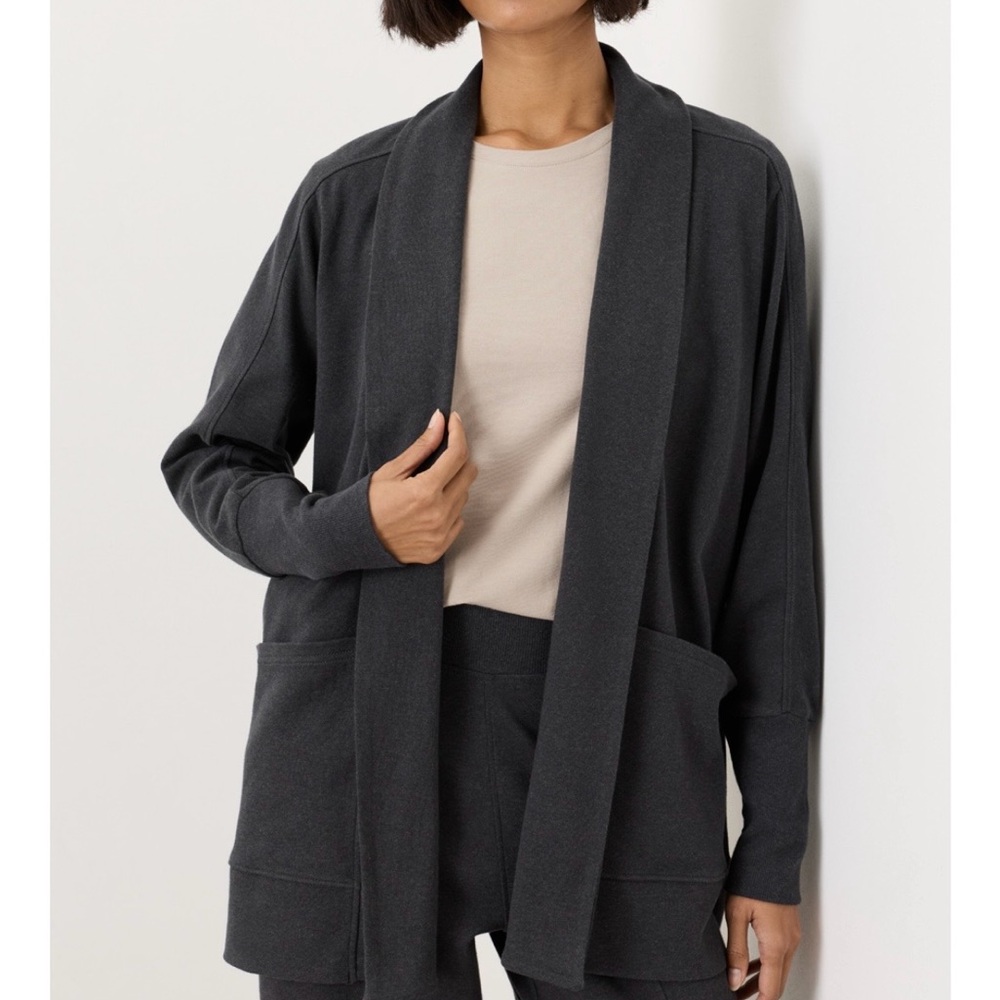 Organic Airplane Wrap Cardigan NWOT - Picture 3 of 10